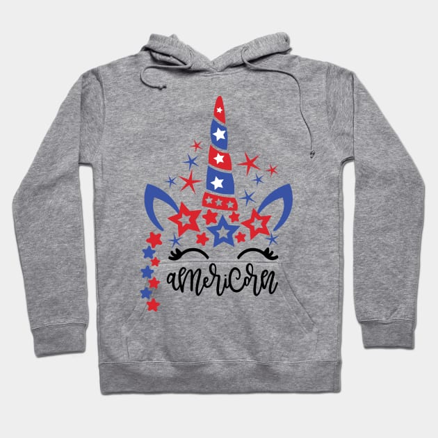 Americorn Hoodie by trendybestgift